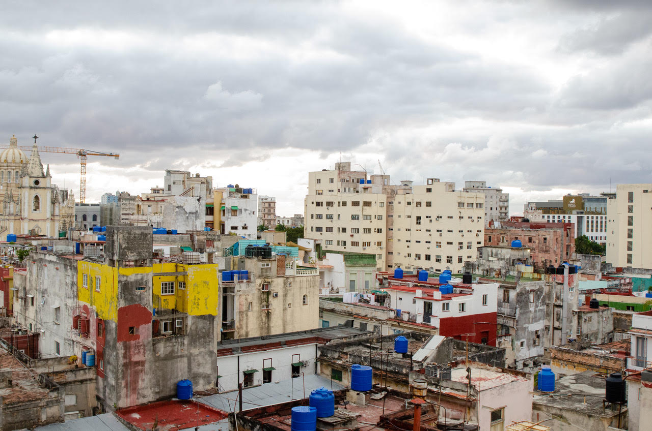 A picture of a City in Cuba